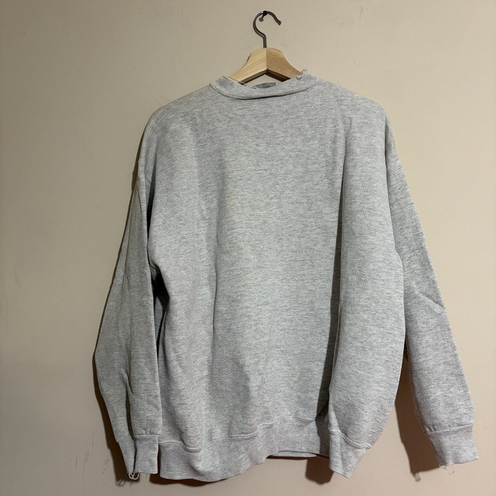 Vintage Logo 7 NY Giants Distressed Crewneck Gray Size XL 1991 New York Football - Picture 2 of 7